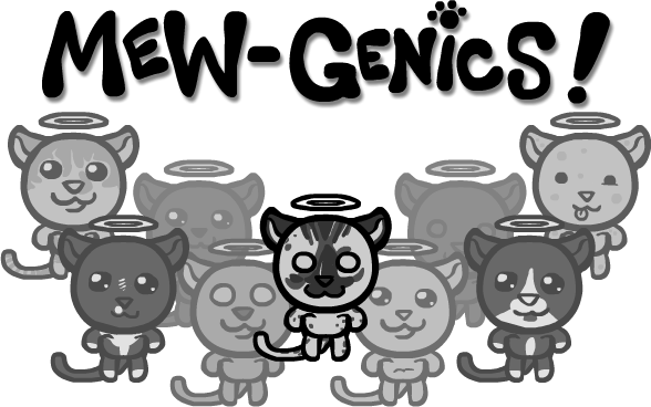 Team Meat Releases Teaser Trailer For Mew-genics - Edmund Mcmillen Cat Game (588x368), Png Download