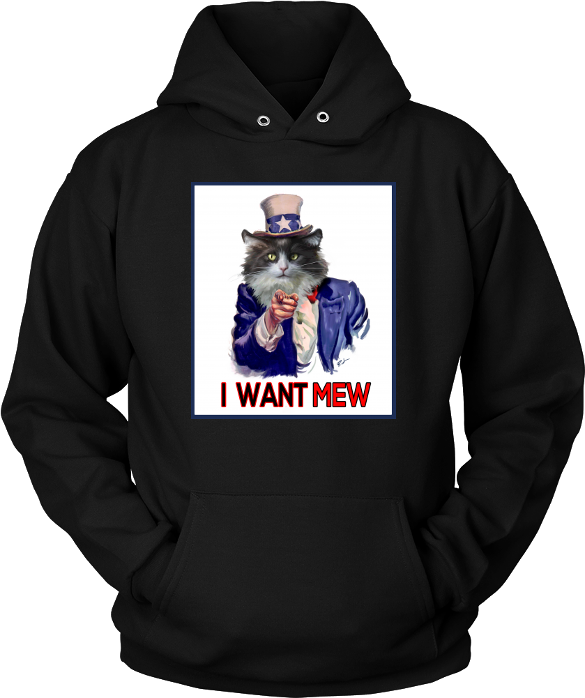 I Want Mew Hoodie - Creative Christian T Shirts (1000x1000), Png Download