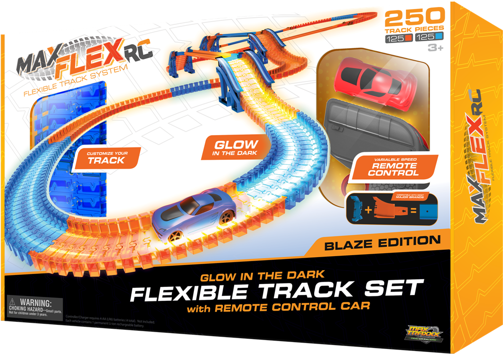 Max Flex - Skullduggery Max Traxxx Racing Set (1165x837), Png Download