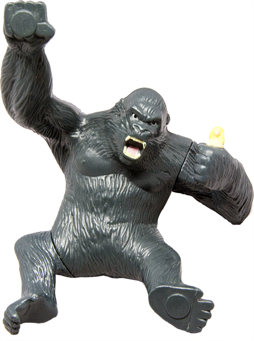 Burger King Kid's Meal Toy - 4 King Kong Toy (500x671), Png Download