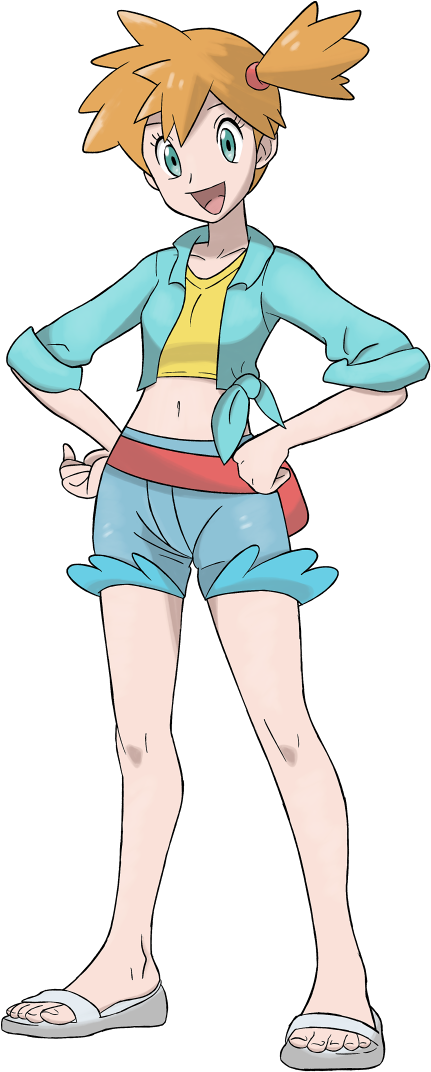 207 Kb Png - Pokemon Sun And Moon Misty (434x1080), Png Download