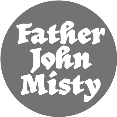 Watch - Father John Misty Logo (410x410), Png Download