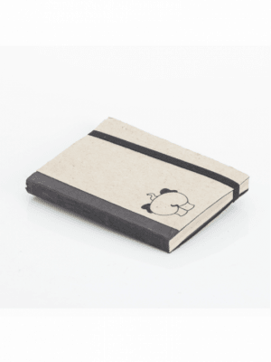 Black Elastic Travel Diary - Diary (300x400), Png Download