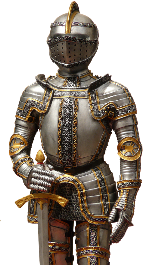 Knight,armor,middle Ages,armor Knight,helm,weapons,old - Real Old Knight Armor (500x896), Png Download