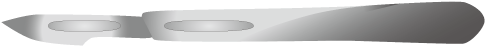 Scalpel Togopic - Blade (500x375), Png Download