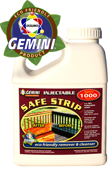 Safe Strip 1 Gallon - Wood (390x596), Png Download