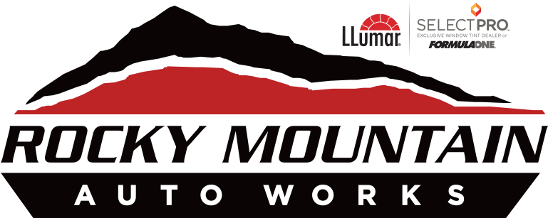 Rocky Mountain Auto Works Logo - Llumar (800x350), Png Download