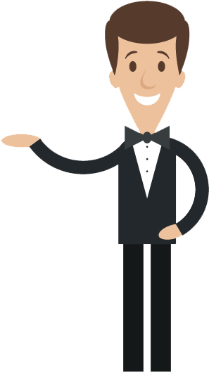 Waiter Png Image Background - Waiter Png (600x600), Png Download