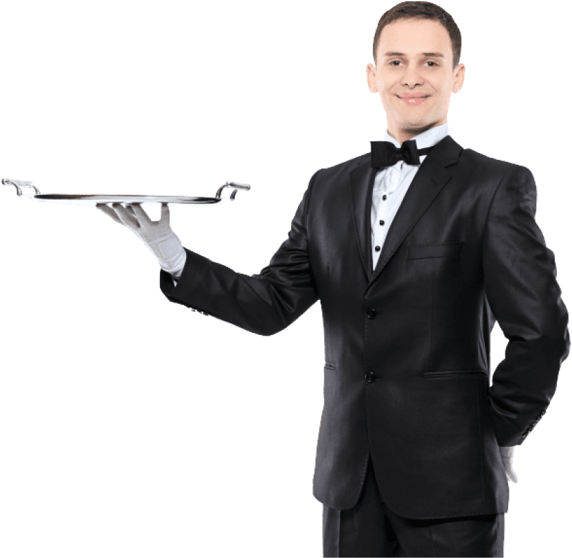 Free Png Waiter Png Images Transparent - Waiter Png (850x815), Png Download