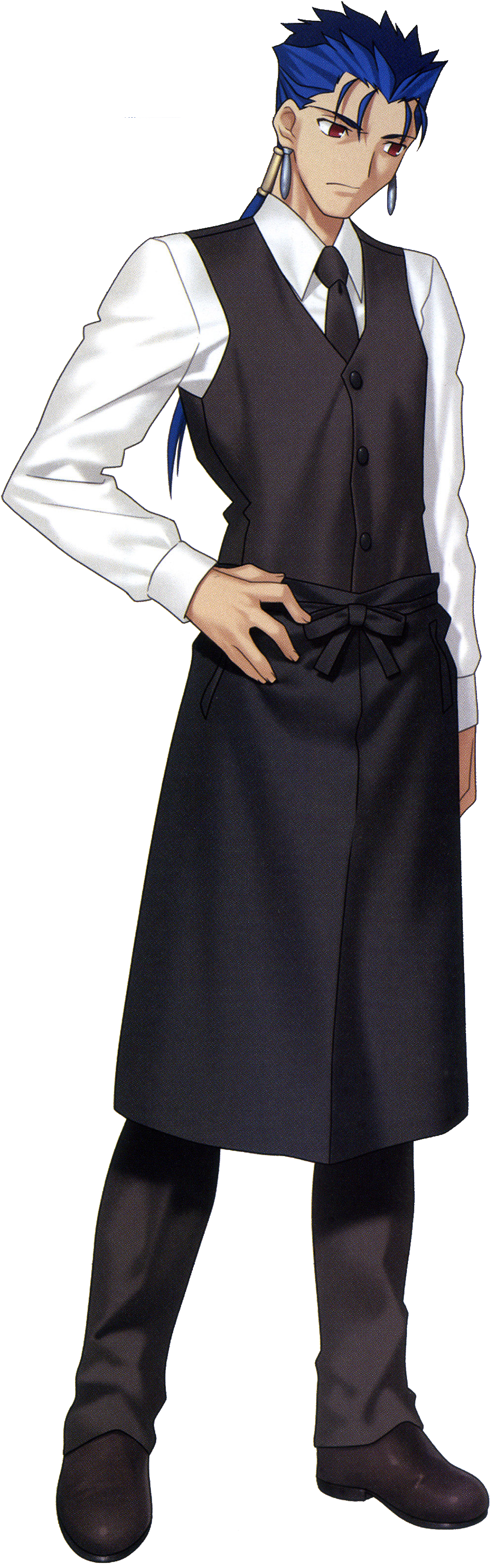 Lancer Waiter - Cu Chulainn Hollow Ataraxia (1464x3550), Png Download