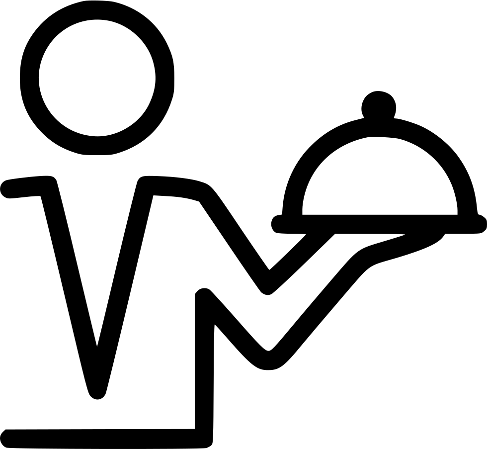 Png File Svg - Waiter Icon (980x903), Png Download