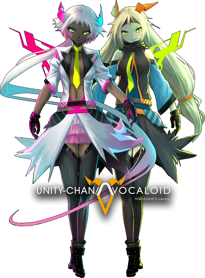 Chara Akaza Unity - Vocaloid Unity (820x1113), Png Download