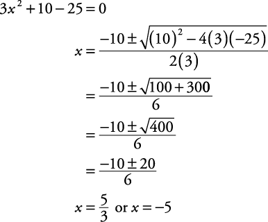 Quadratic Formula Example With Solution (386x320), Png Download