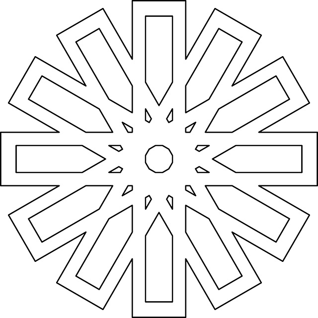 Black, Simple, Outline, Pattern, Figure, Design - Vietnam War Support Propaganda (640x640), Png Download