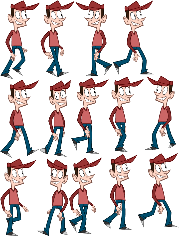 Unity Png To Sprite Clip Art Royalty Free Download - 2d Sprite Sheet Png (1024x1024), Png Download