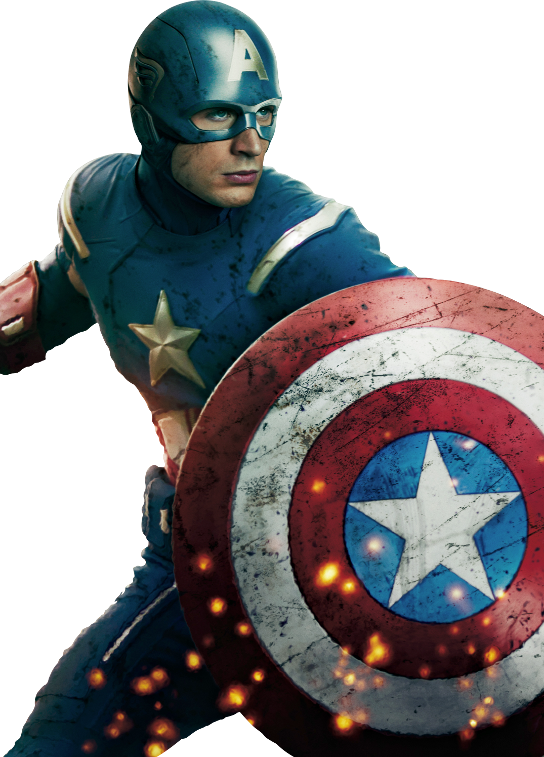Png Capitão América - Captain America The Avengers (544x757), Png Download