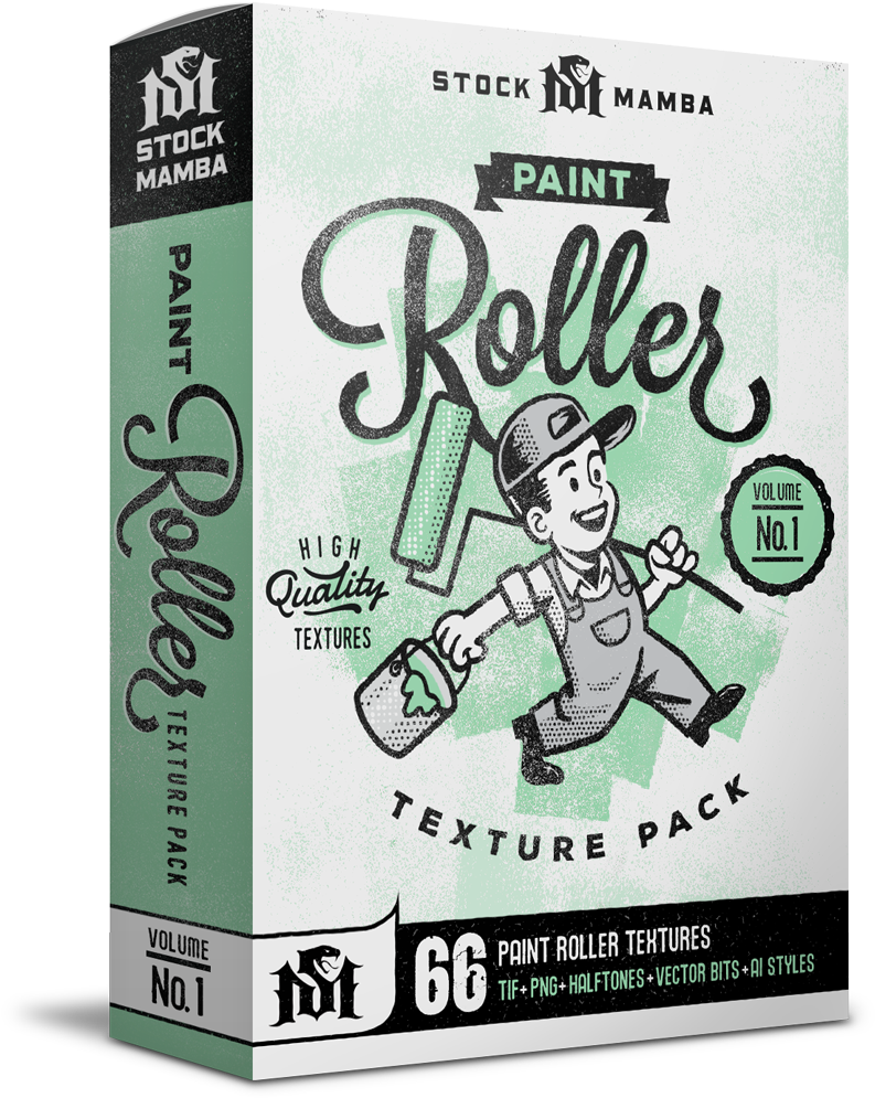 Paint Roller Texture Pack - Paint Roller (900x1044), Png Download