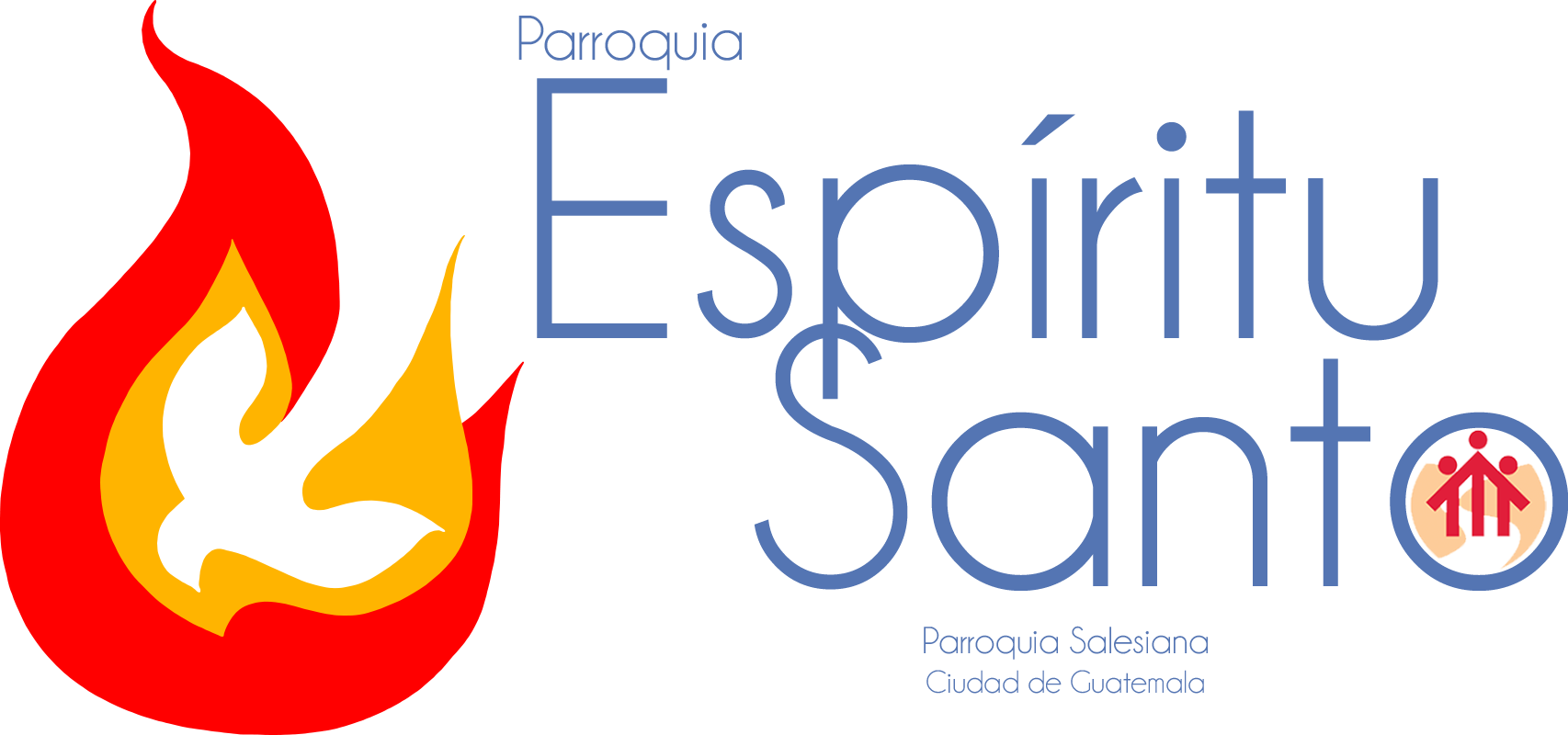 Espiritu Santo Logo Png - The Holy Spirit Parish (1706x800), Png Download