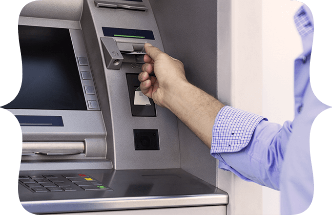 Atm Machine Png Pic - Usage Of Debit Card (680x440), Png Download