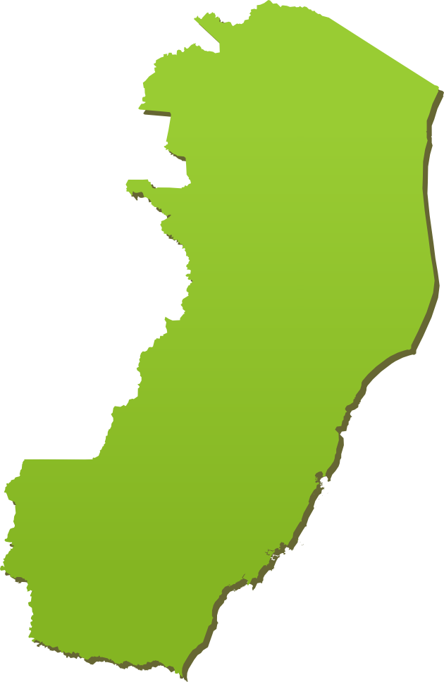 Cidade - Mapa Do Espirito Santo (630x968), Png Download