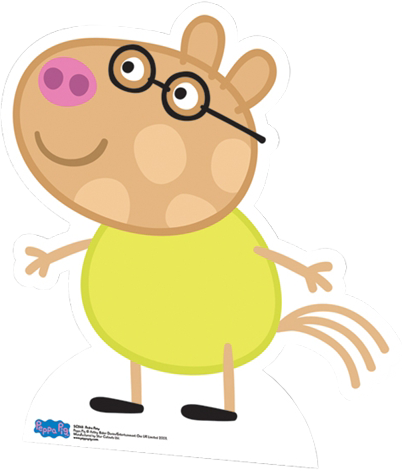 Pedro Pony Cut Out Standee - Peppa Pig Characters Png (402x472), Png Download