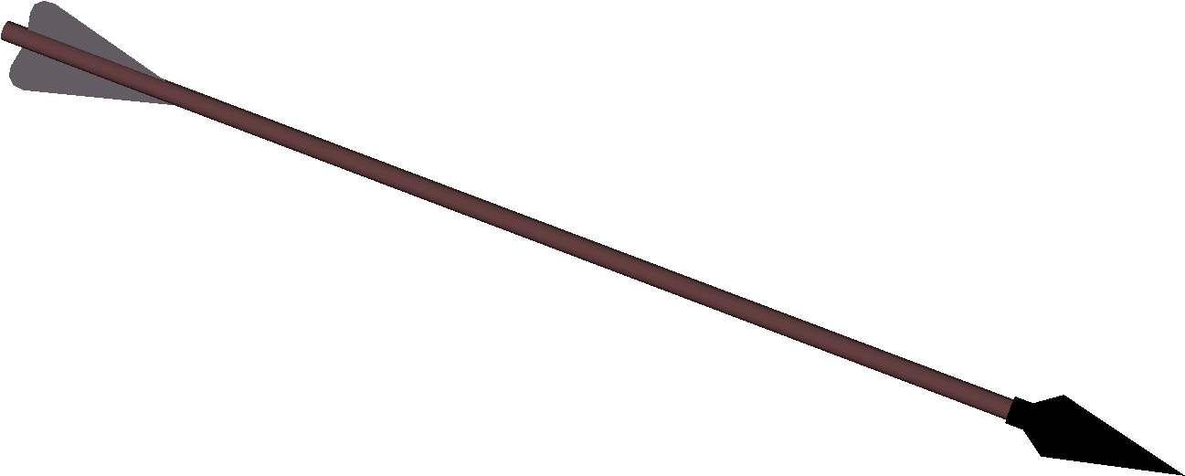 Cross Bolt Explosive Model Boii - Arrow Bolt (1336x593), Png Download