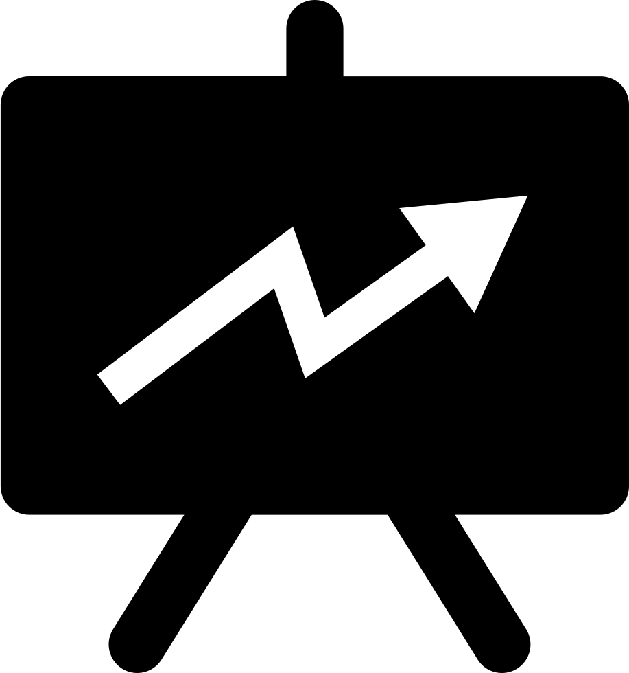 Zig Zag Ascendant Arrow Graphic On Blackboard Svg Png - White Zig Zag Arrow (917x980), Png Download
