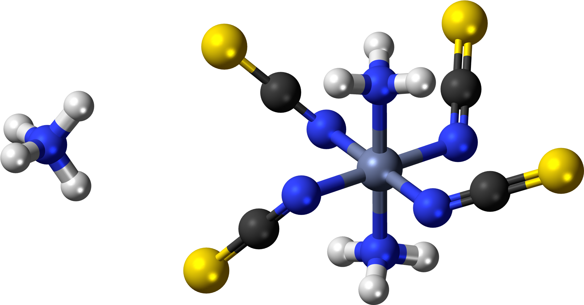 Reinecke's Salt 3d Ball - Reinecke Salt (2000x1098), Png Download