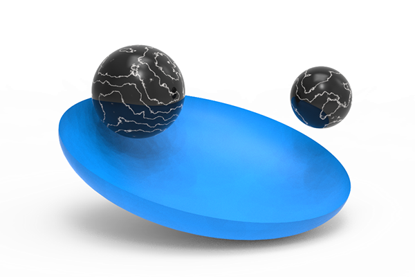 Some 3d Spheres Images - Globe (600x400), Png Download