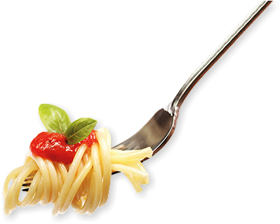 Pasta On Fork Png (459x344), Png Download