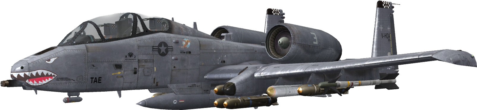 A-10 Thunderbolt Ii Model Codg - Cod Ghosts A 10 (1621x415), Png Download