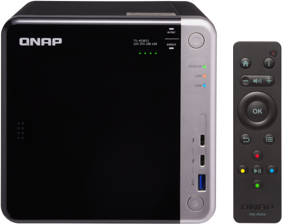 Your First Thunderbolt 3 10gbe Nas - Qnap 4-bay Thunderbolt 3 Nas Enclosure (800x500), Png Download