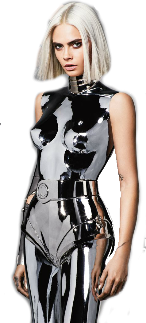 Cara Delevingne Gq (504x1054), Png Download