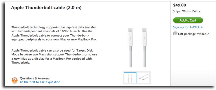 Thunderbolt Drives Two Separate 10gbps Links, One For - Thunderbolt (800x366), Png Download