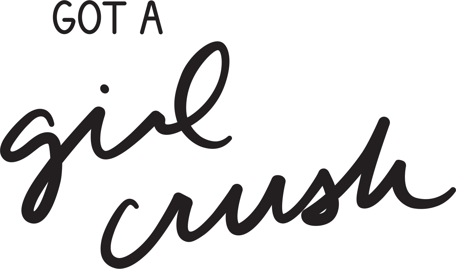 Clip Art Royalty Free Stock Arrows Drawing Crush - Ve Gotta Girl Crush (1464x862), Png Download