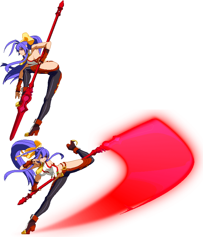 Bbcf Mai Crushtrigger - Portable Network Graphics (657x770), Png Download