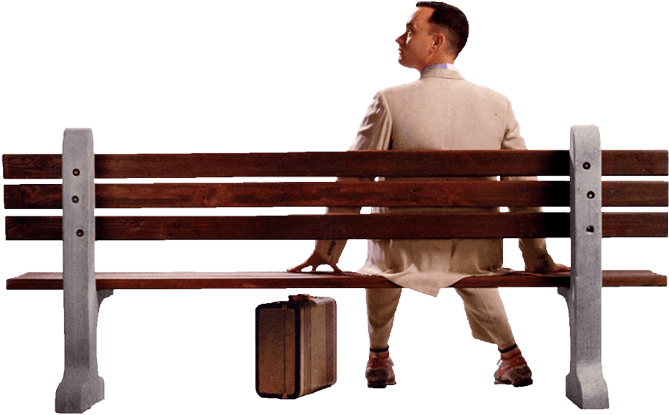 Forrest Gump Bench - Forrest Gump [limited Edition Steelbook] (blu-ray) (750x750), Png Download