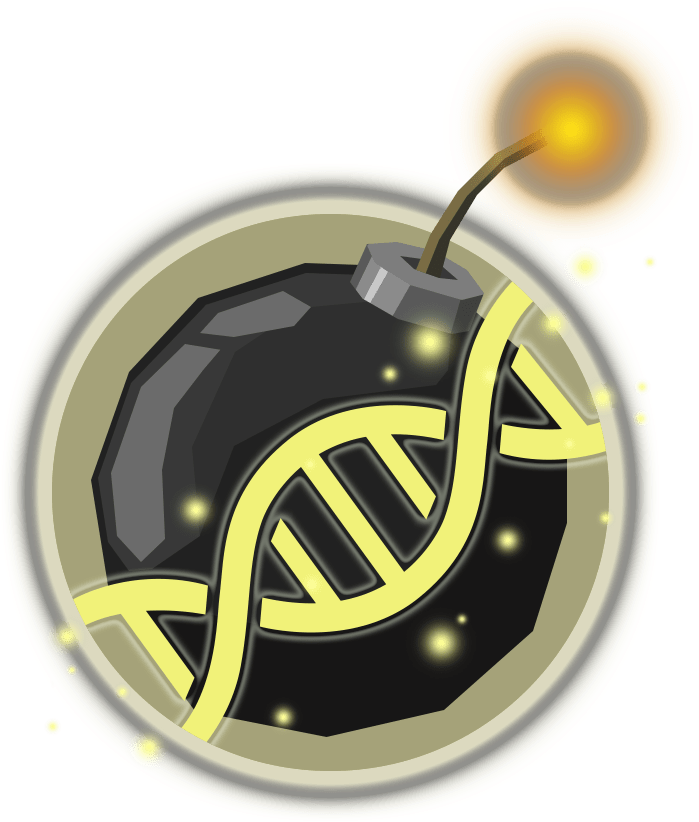 Bomb Dna Icon 2d - B.o.m.b.$/dna (1000x1000), Png Download