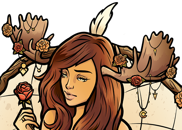 "dreamcatcher Girl" Vector Illustration - Dreamcatcher (600x429), Png Download
