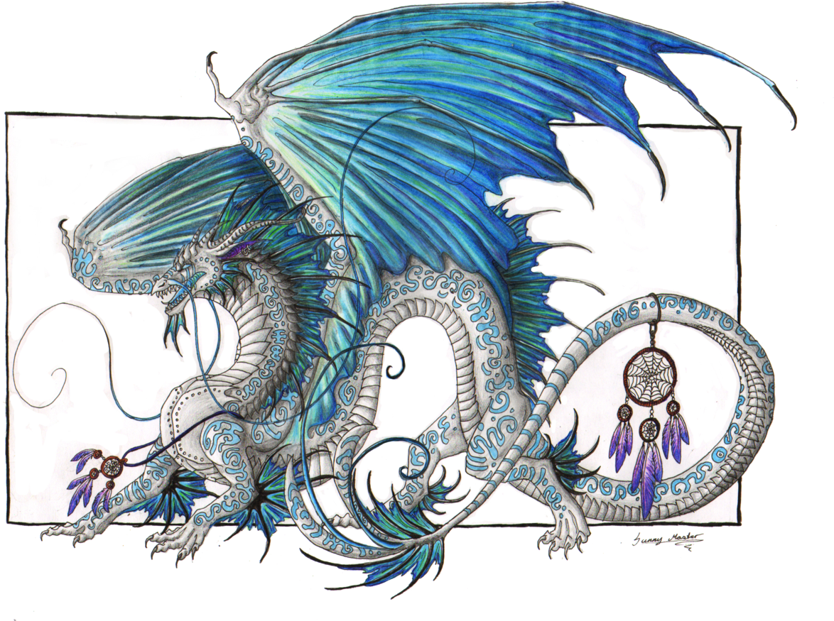 Dragon Haku Dreamcatcher Transprent - Dragon Dreamcatcher (1280x905), Png Download