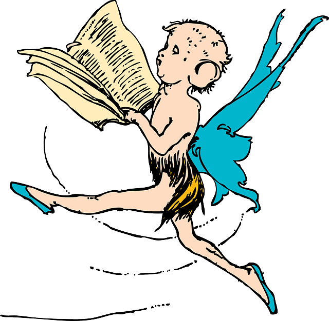 Brownie, Elf, Book, Magic, Myth, Pixie, Sprite - Sprites Clipart (640x626), Png Download