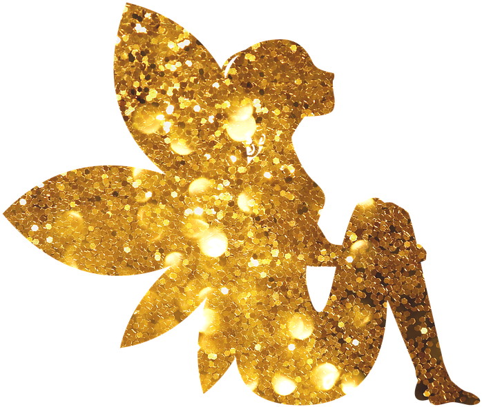 Gold Fairy Png (720x720), Png Download