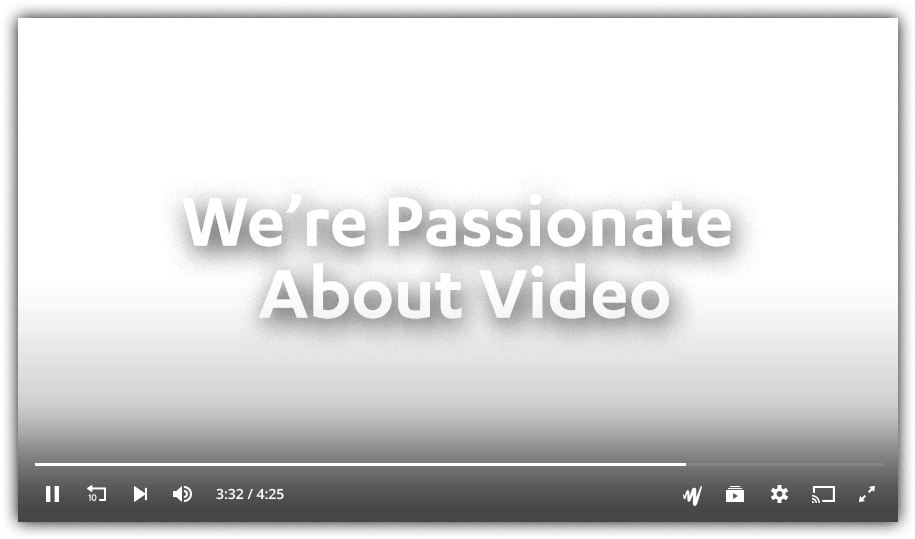 We're Passionate About Video - Jw Player (974x600), Png Download