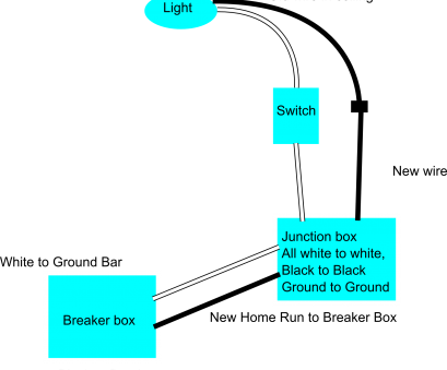 How To Wire A Light, Another Light Brilliant Electrical, - Wiring Diagram (409x339), Png Download