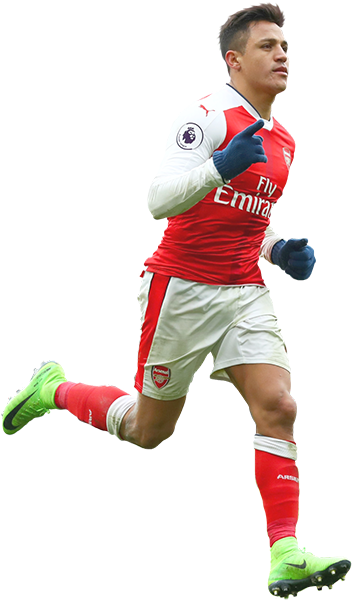 Fifa 17 Sanchez - Fifa 18 Alexis Sanchez Png (352x600), Png Download