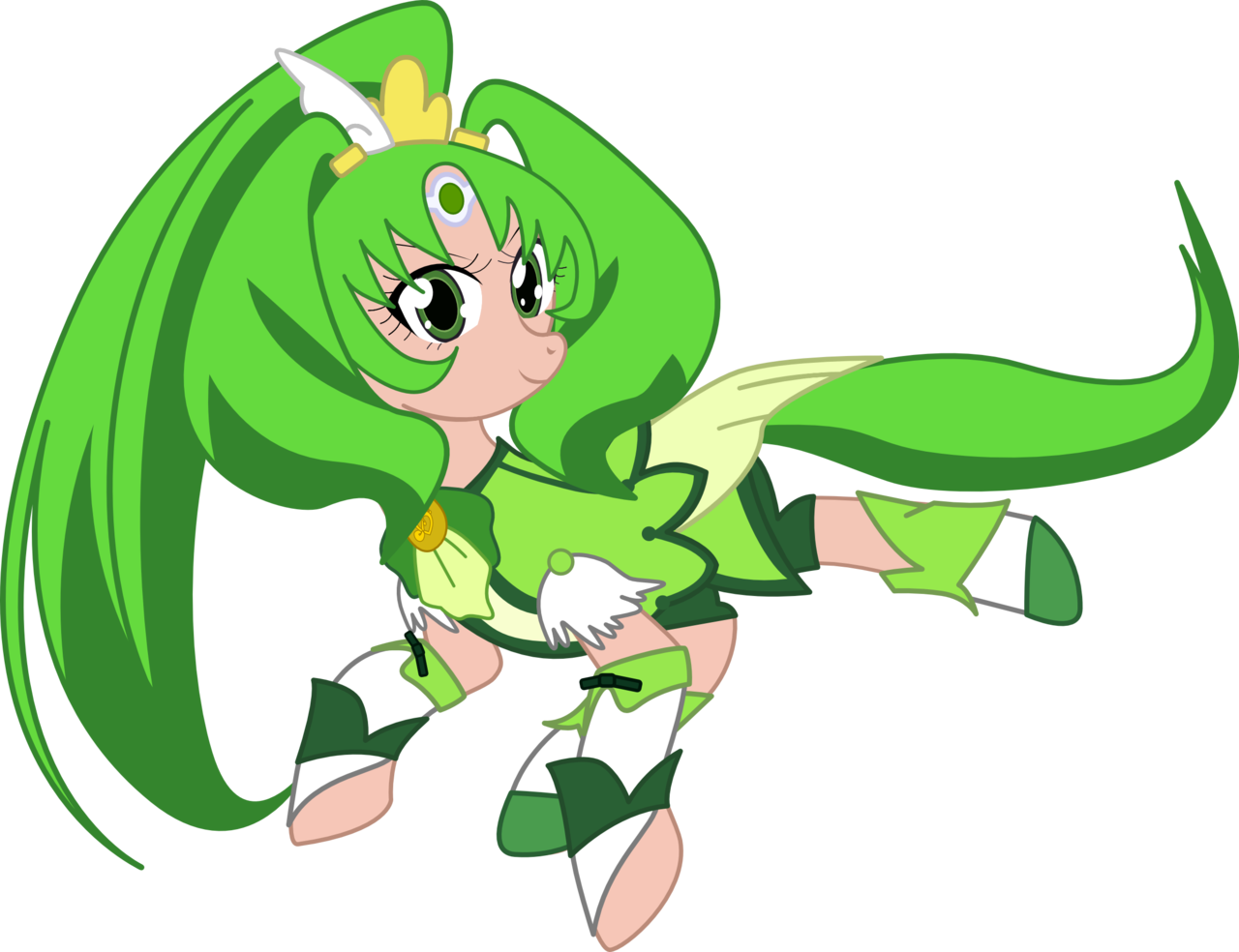 Sonofaskywalker, Cure March, Glitter Force, Glitter - Glitter Force Glitter Spring (781x600), Png Download
