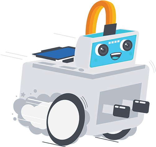 Moving Robot Clipart (500x500), Png Download