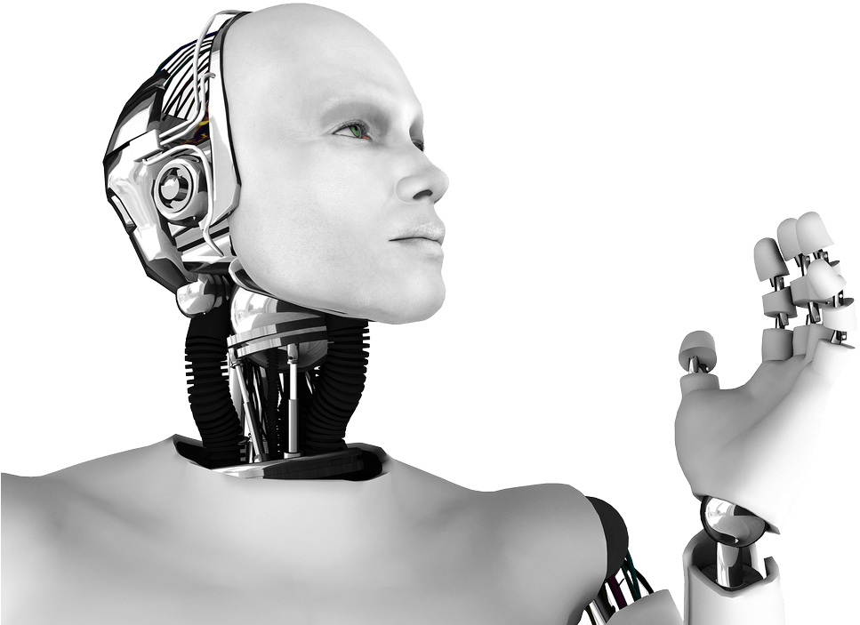 Robot Thinking Png - Thinking Robot (1024x768), Png Download