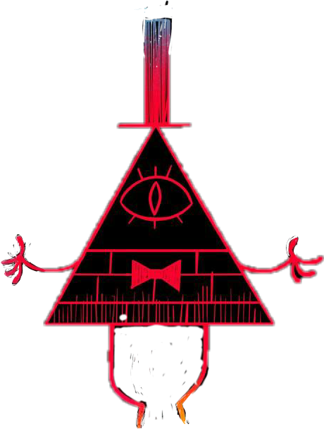 Bill Cipher (460x608), Png Download