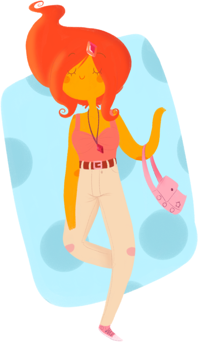 Hipster Flame Princess By Cosmicponye On Deviantart - Princesa Flama Hipster (710x1126), Png Download